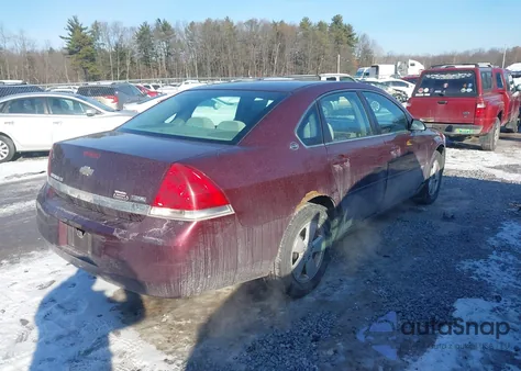 2007 Chevrolet Impala Lt из США, поврежденный, VIN 2G1WT58KX79247605
